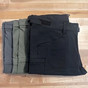 3 Pair Lot Ten Thousand Tactical Utility Pant size 34